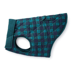 The Foggy Dog - Dog Jacket Black Watch Plaid Reversible