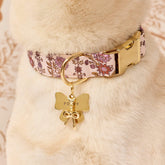 The Foggy Dog - Dog Collar Blockprint Floral