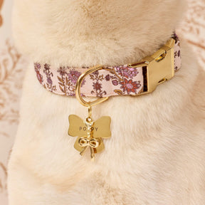 The Foggy Dog - Dog Collar Blockprint Floral
