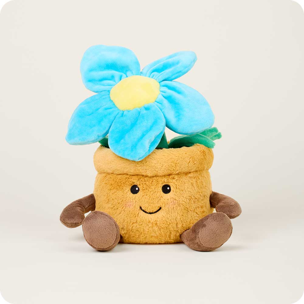 Warmies Blue Flower Pot