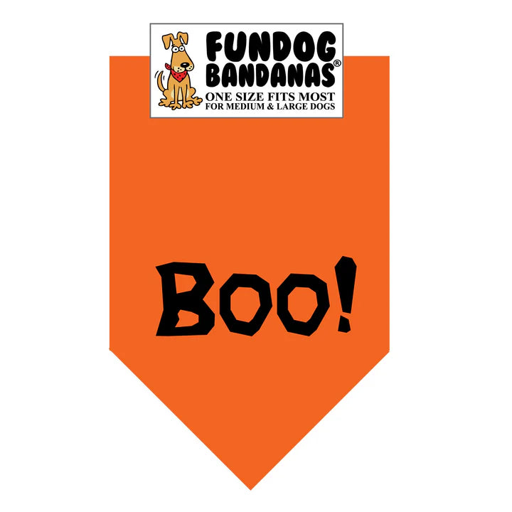 FunDog Bandanas - Dog Bandana BOO