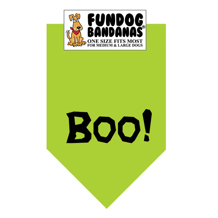 FunDog Bandanas - Dog Bandana BOO