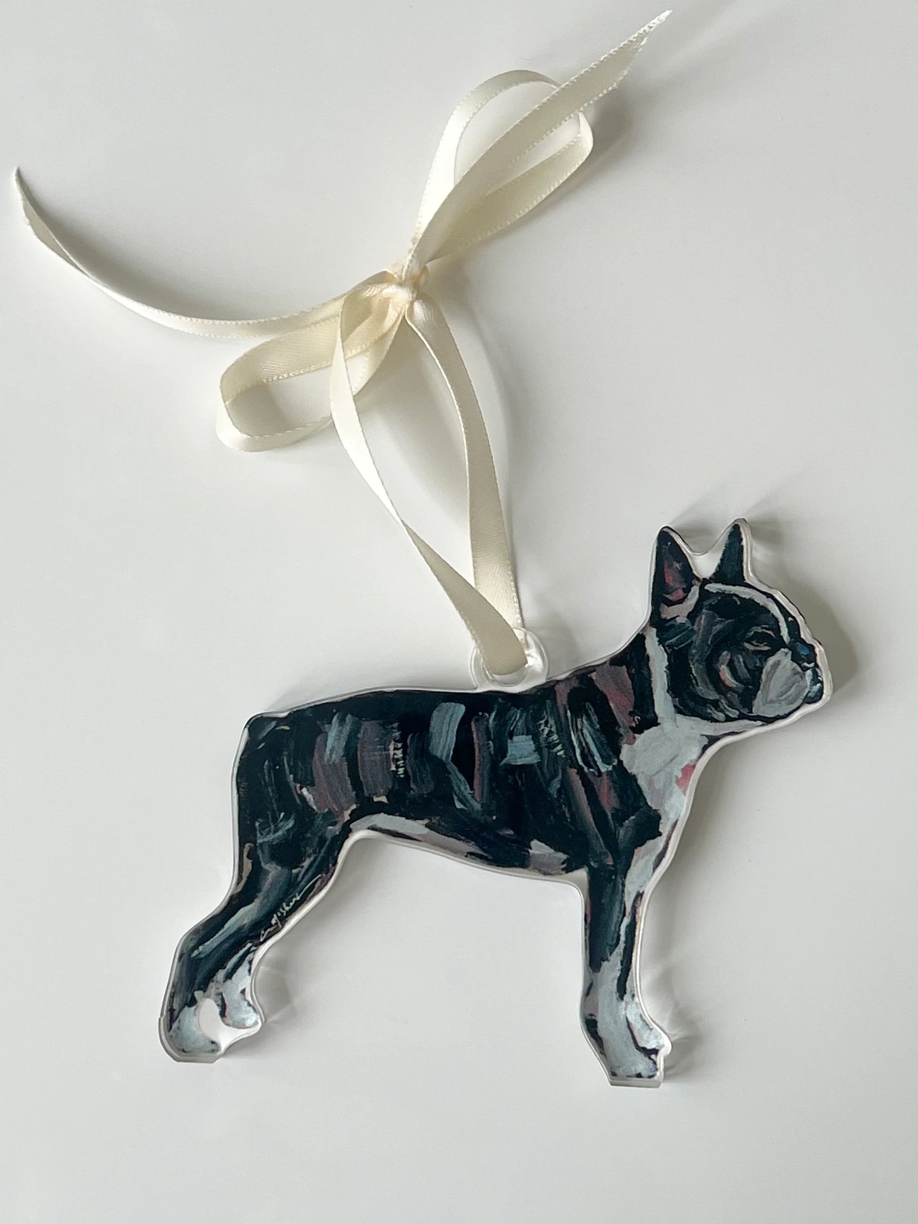 Chelsea McShane Art - Ornament Boston Terrier