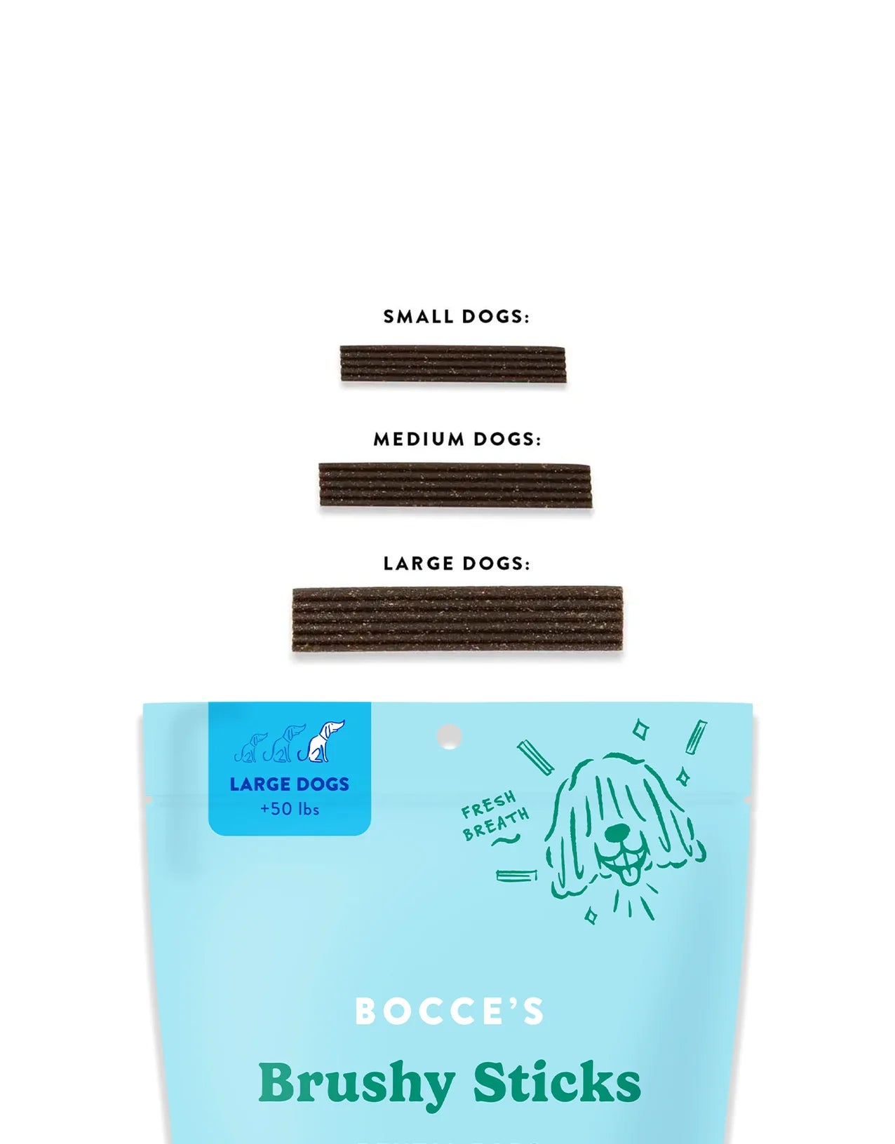 Bocce's Bakery - Brushy Sticks Dental Bars - Southern Agriculture 