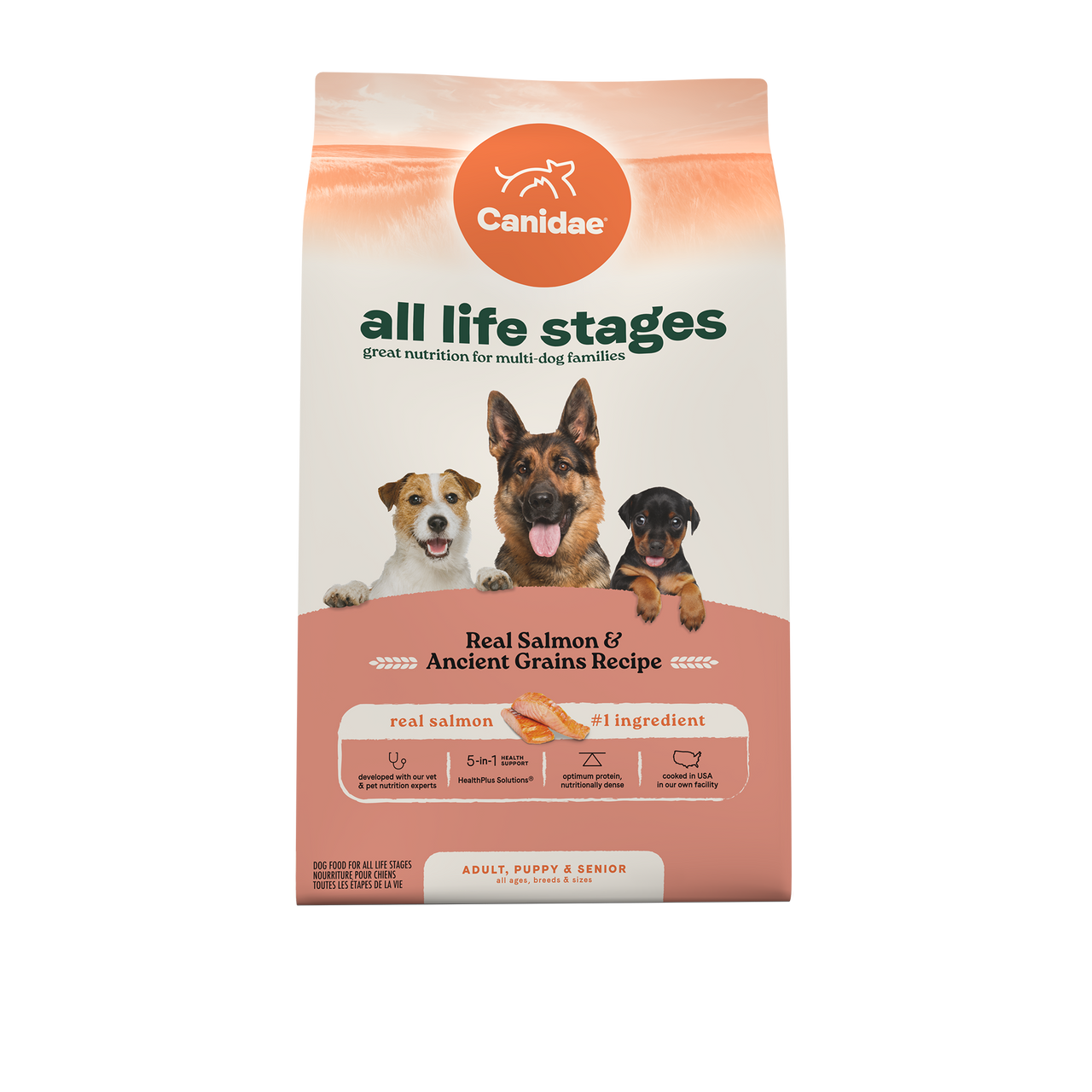 Canidae -  All Life Stages Salmon & Ancient Grains Dry Dog Food - Southern Agriculture 