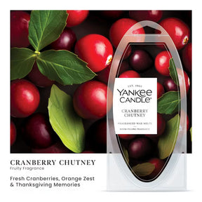 Yankee Candle - Wax Melt Cranberry Chutney