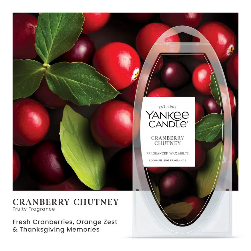 Yankee Candle - Wax Melt Cranberry Chutney