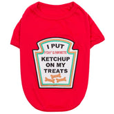 Parisian Pet - Dog T-Shirt Ketchup Licker