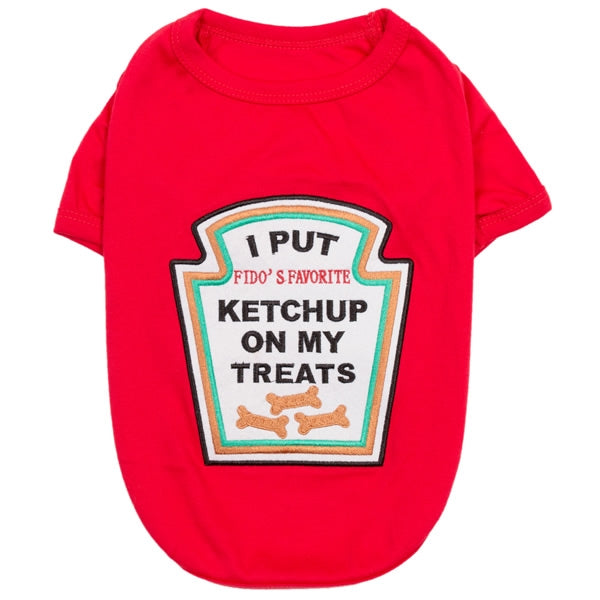 Parisian Pet - Dog T-Shirt Ketchup Licker