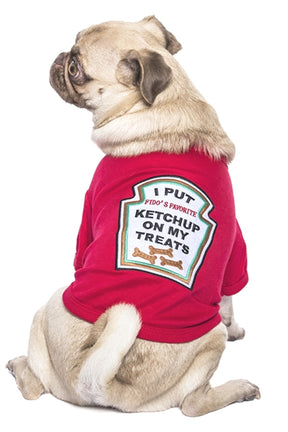 Parisian Pet - Dog T-Shirt Ketchup Licker