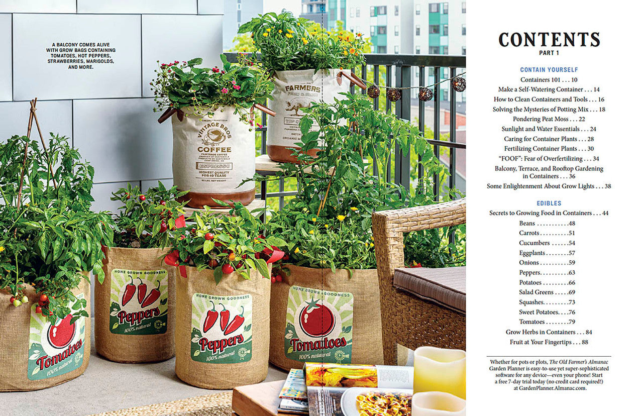 Old Farmer's Almanac - Container Gardener's Handbook