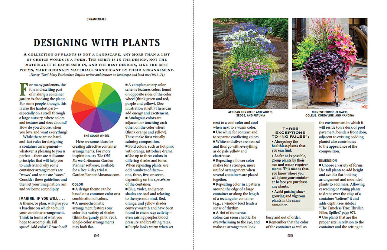 Old Farmer's Almanac - Container Gardener's Handbook