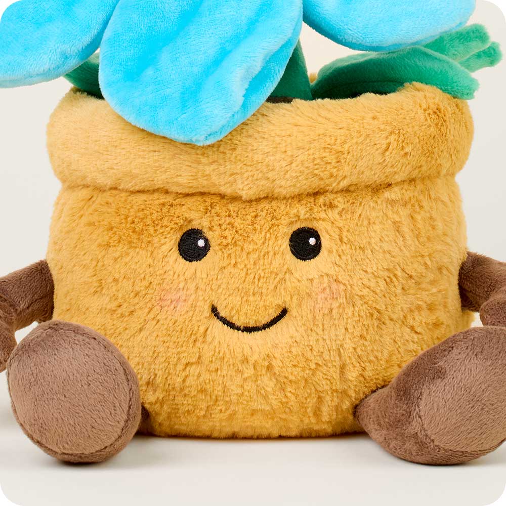 Warmies Blue Flower Pot