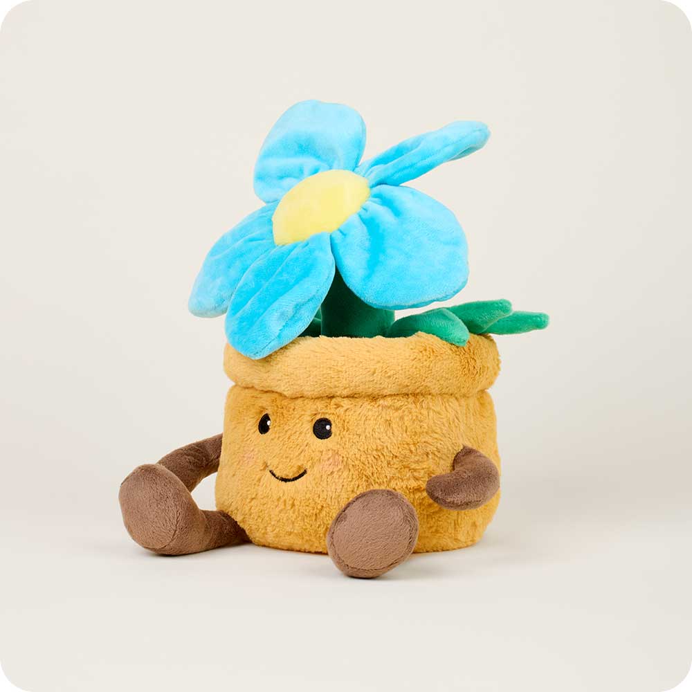 Warmies Blue Flower Pot
