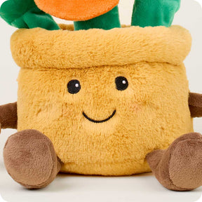 Warmies Orange Flower Pot
