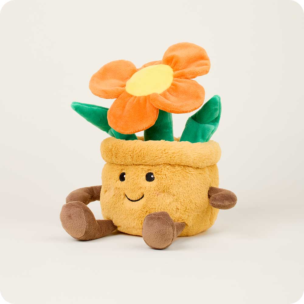 Warmies Orange Flower Pot