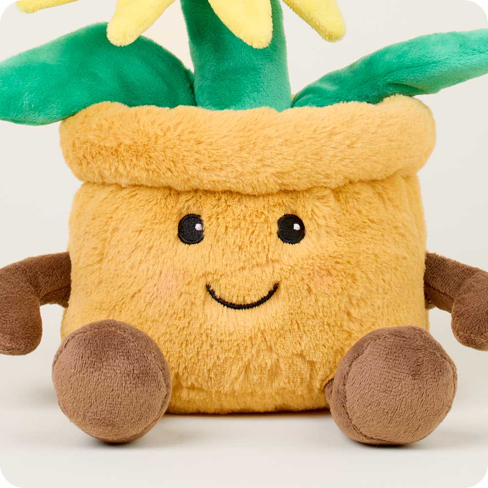 Warmies Yellow Flower Pot