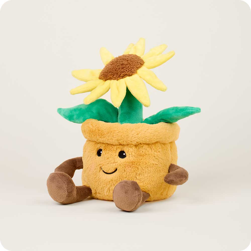 Warmies Yellow Flower Pot