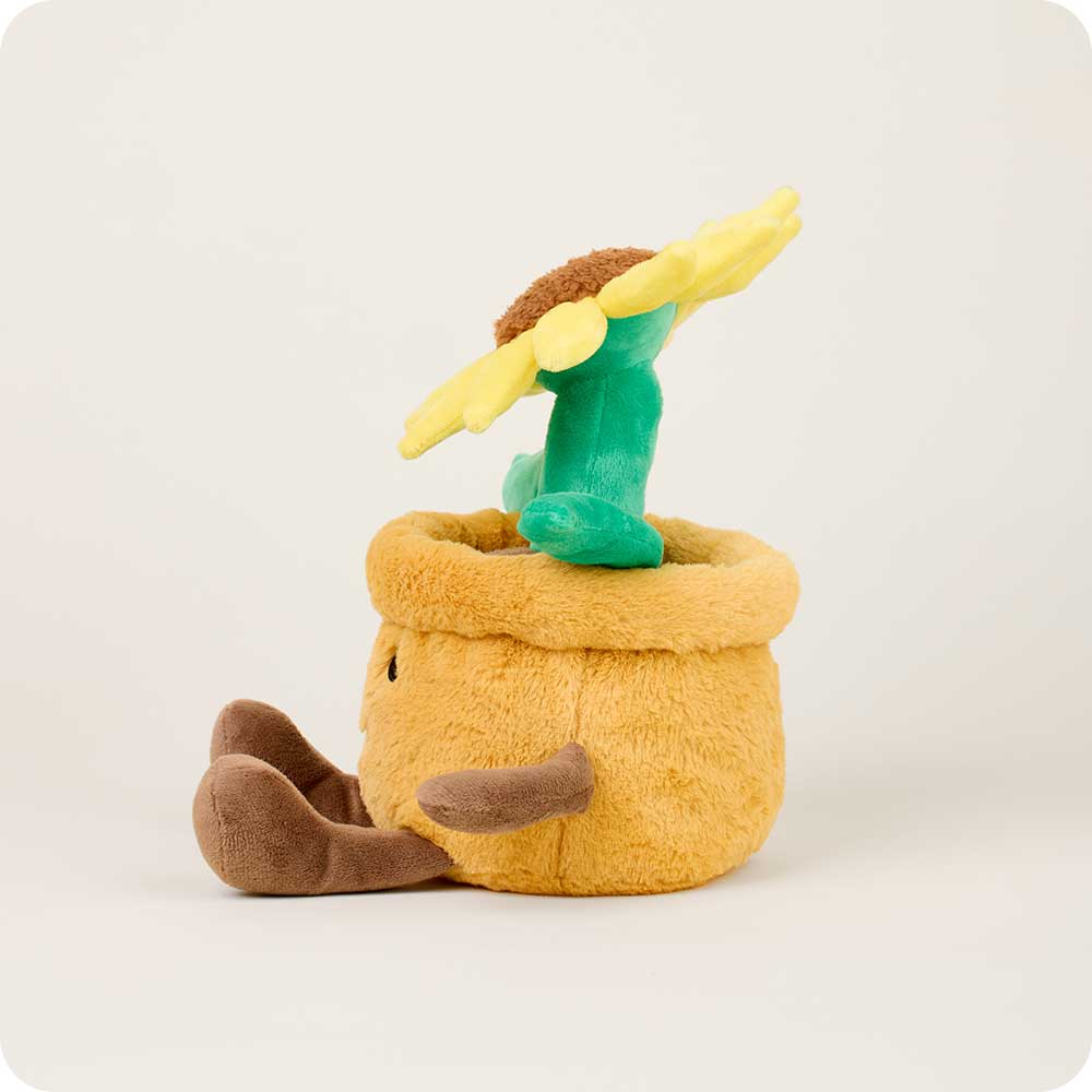 Warmies Yellow Flower Pot
