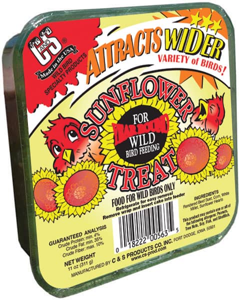C & S Products - Sunflower Treat Suet - Southern Agriculture 