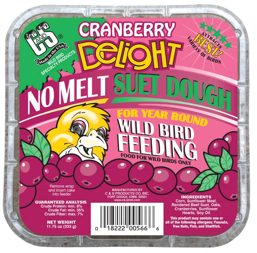 C & S Products - Cranberry Delight Suet No Melt