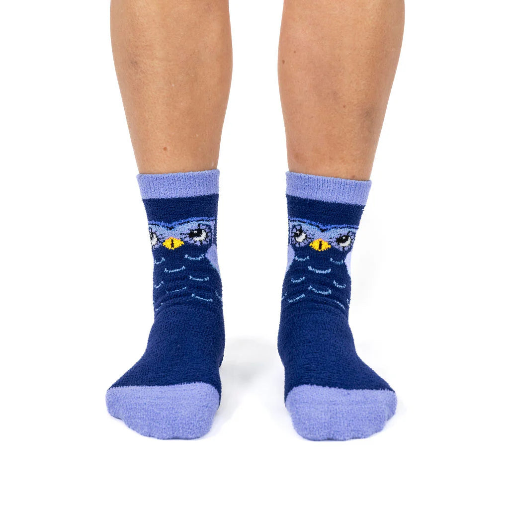Sock It to Me - Slipper Socks Owl Be There For You