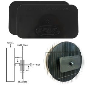 Exotic Nutrition - Cage Attachement Bracket for Silent Runner Wheels - Southern Agriculture 