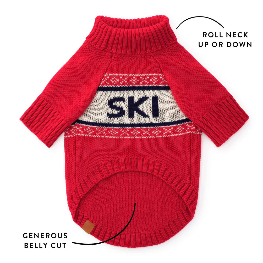 The Foggy Dog - Dog Sweater Gray Malin x TFD Apres Ski
