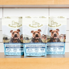 Badlands Ranch - Superfood Complete Chicken Adult Gently Air-Dried Dog Food - Southern Agriculture 