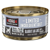KOHA, Limited Ingredient Diet - All Breeds, Adult Cat Rabbit Au Jus Recipe Canned Cat Food - Southern Agriculture 