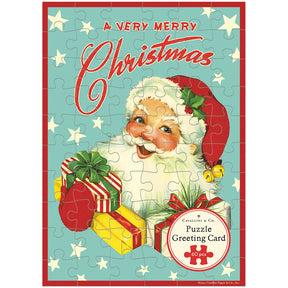 Cavallini Papers & Co - Card With 60 Piece Puzzle Christmas