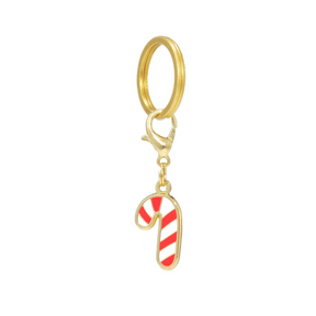 The Foggy Dog - Collar Charm Candy Cane