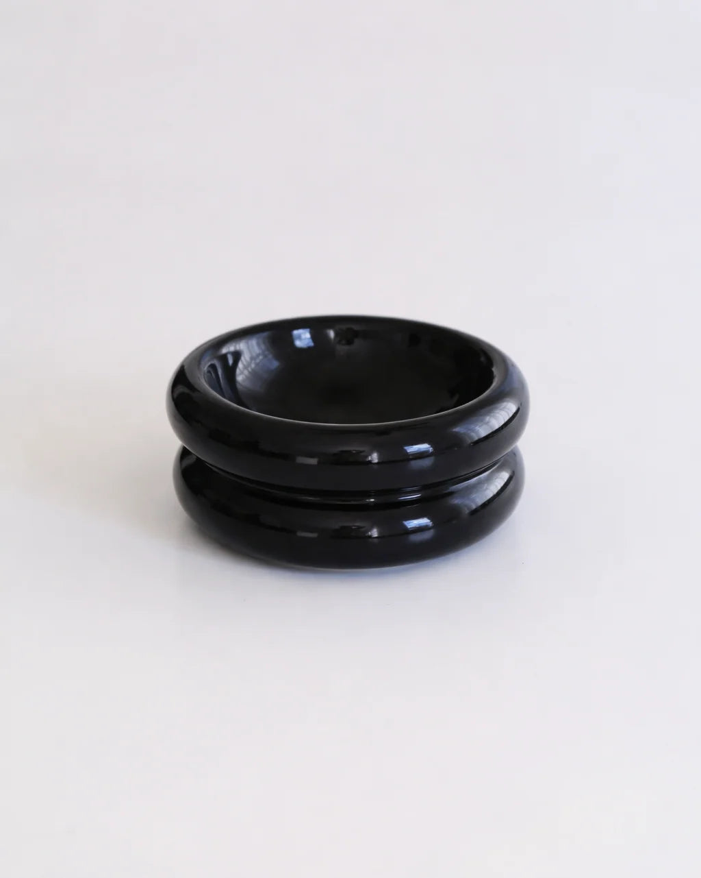 Catenary Home - Elevated Halo Pet Bowl Onyx
