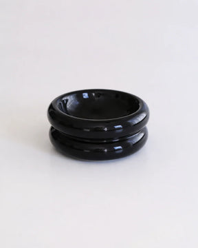 Catenary Home - Elevated Halo Pet Bowl Onyx