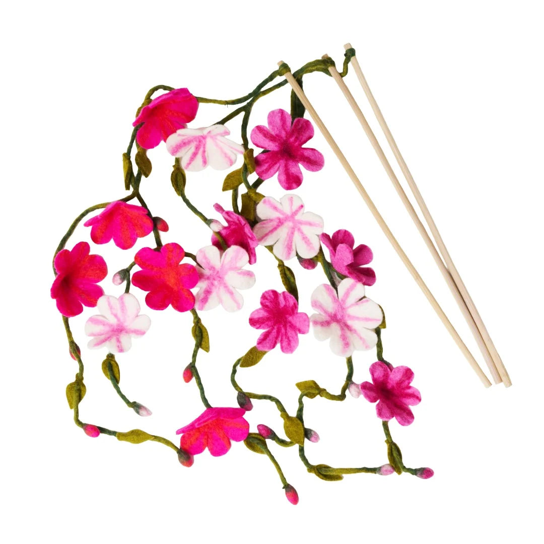 Dharma Dog Karma Cat - Cat Teaser Cherry Blossoms