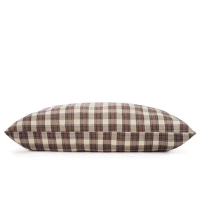 The Foggy Dog - Dog Bed Chestnut Plaid Flannel