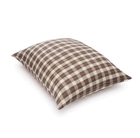 The Foggy Dog - Dog Bed Chestnut Plaid Flannel