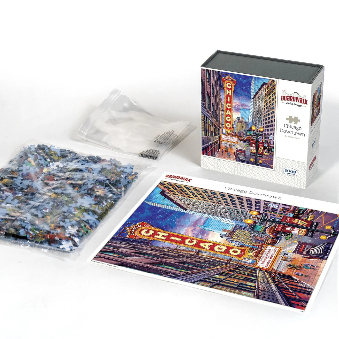 Boardwalk Puzzle Company - Puzzle Chicago Downtown