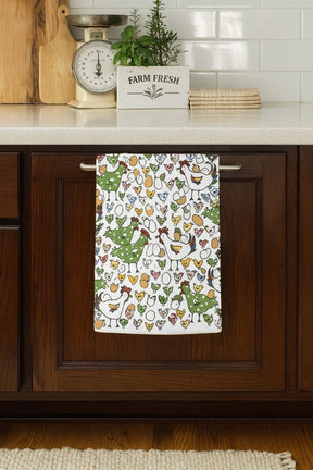 Wet-it! - Chicken Coop Tea Towel