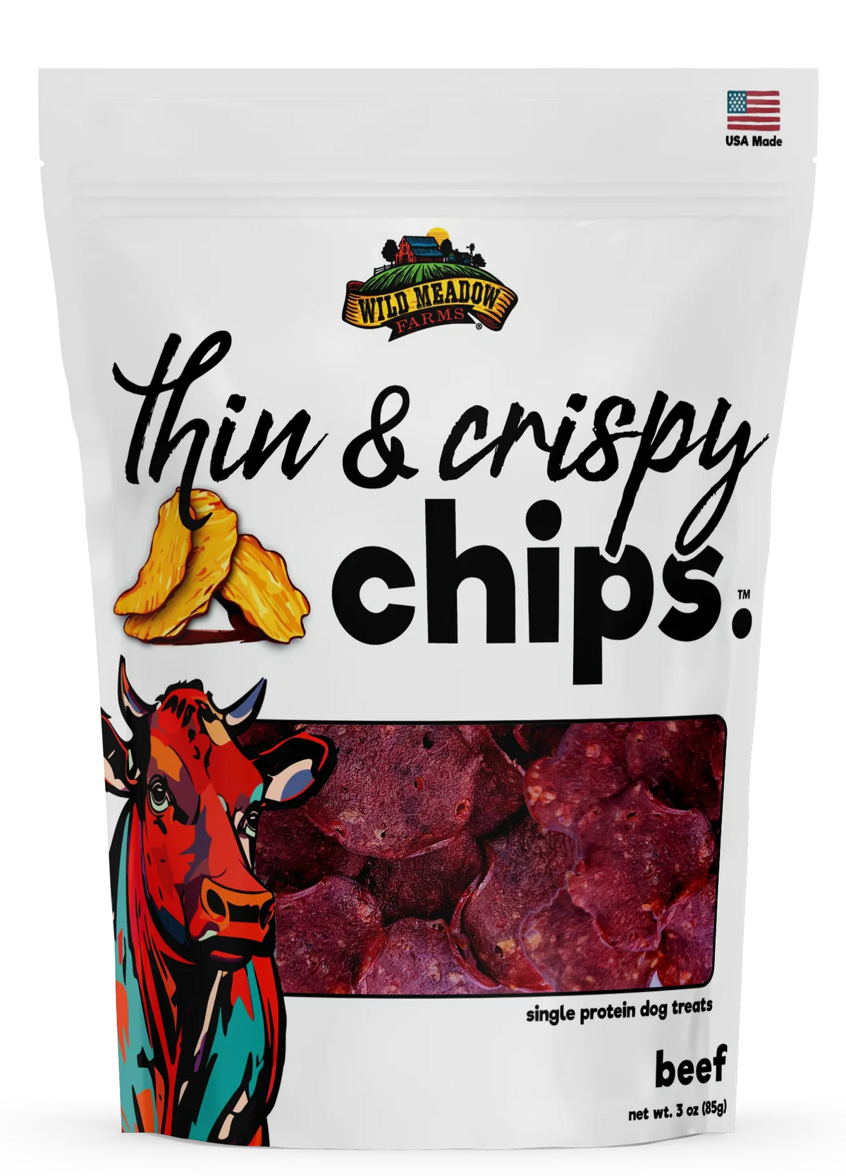 Gibson's -  Thin & Crispy Chips Beef Dog Treats - Southern Agriculture 