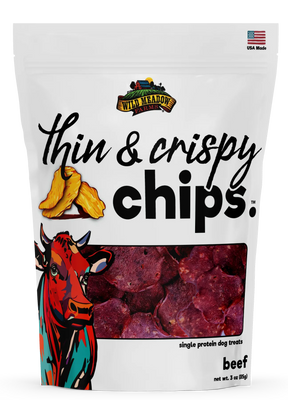 Gibson's -  Thin & Crispy Chips Beef Dog Treats - Southern Agriculture 