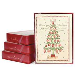 Cavallini Papers & Co - Christmas Tree Boxed Notes