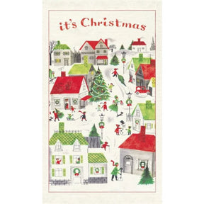 Cavallini Papers & Co - Tea Towel Christmas Village