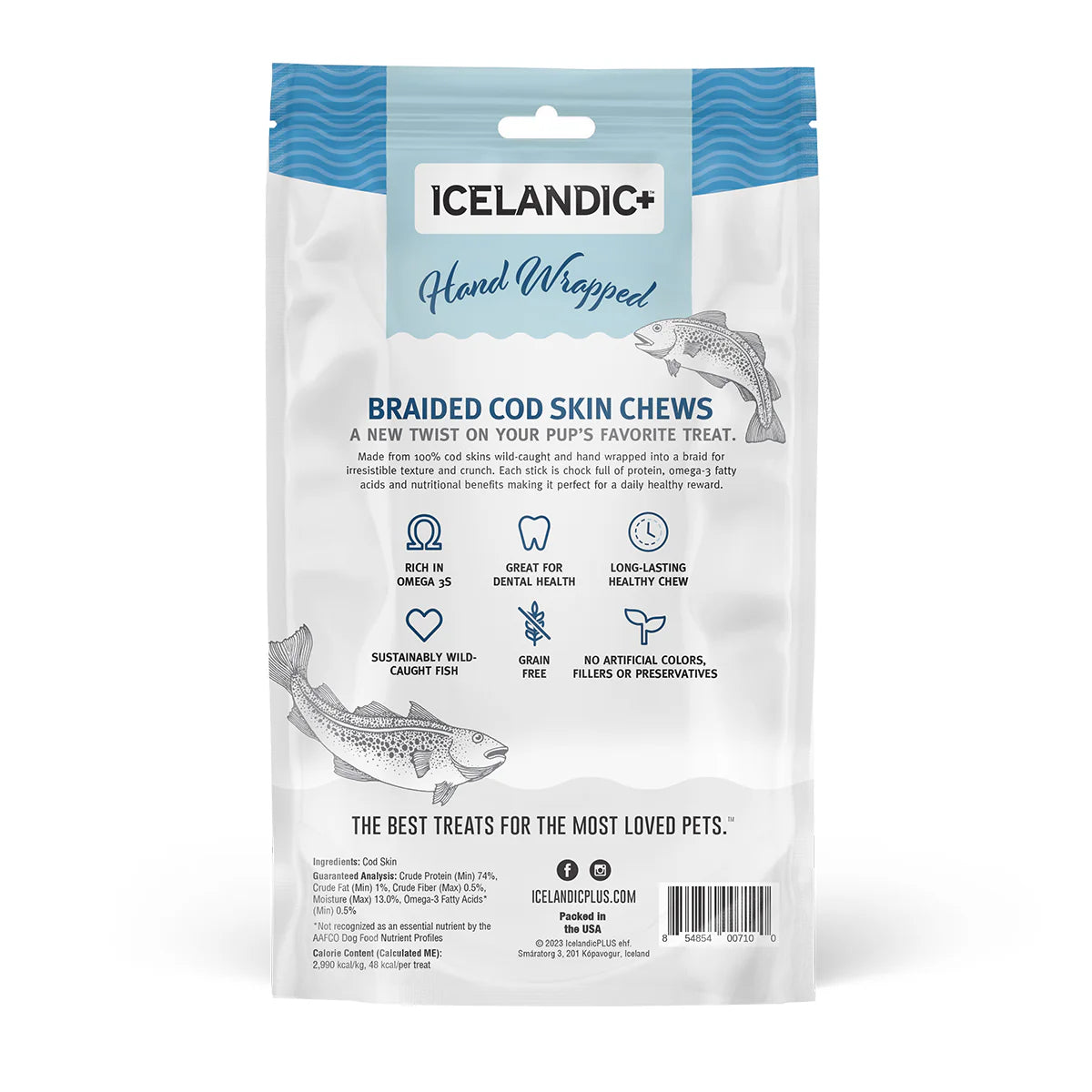 Icelandic+ Cod Skin Braids Hand Wrapped