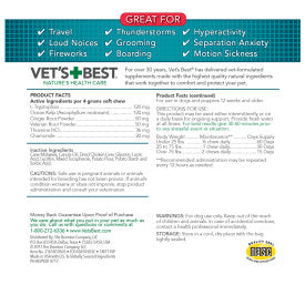 Veterinarian's Best - Comfort Calm Soft Chews