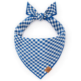 The Foggy Dog - Bandana Lake Blue Gingham Summer