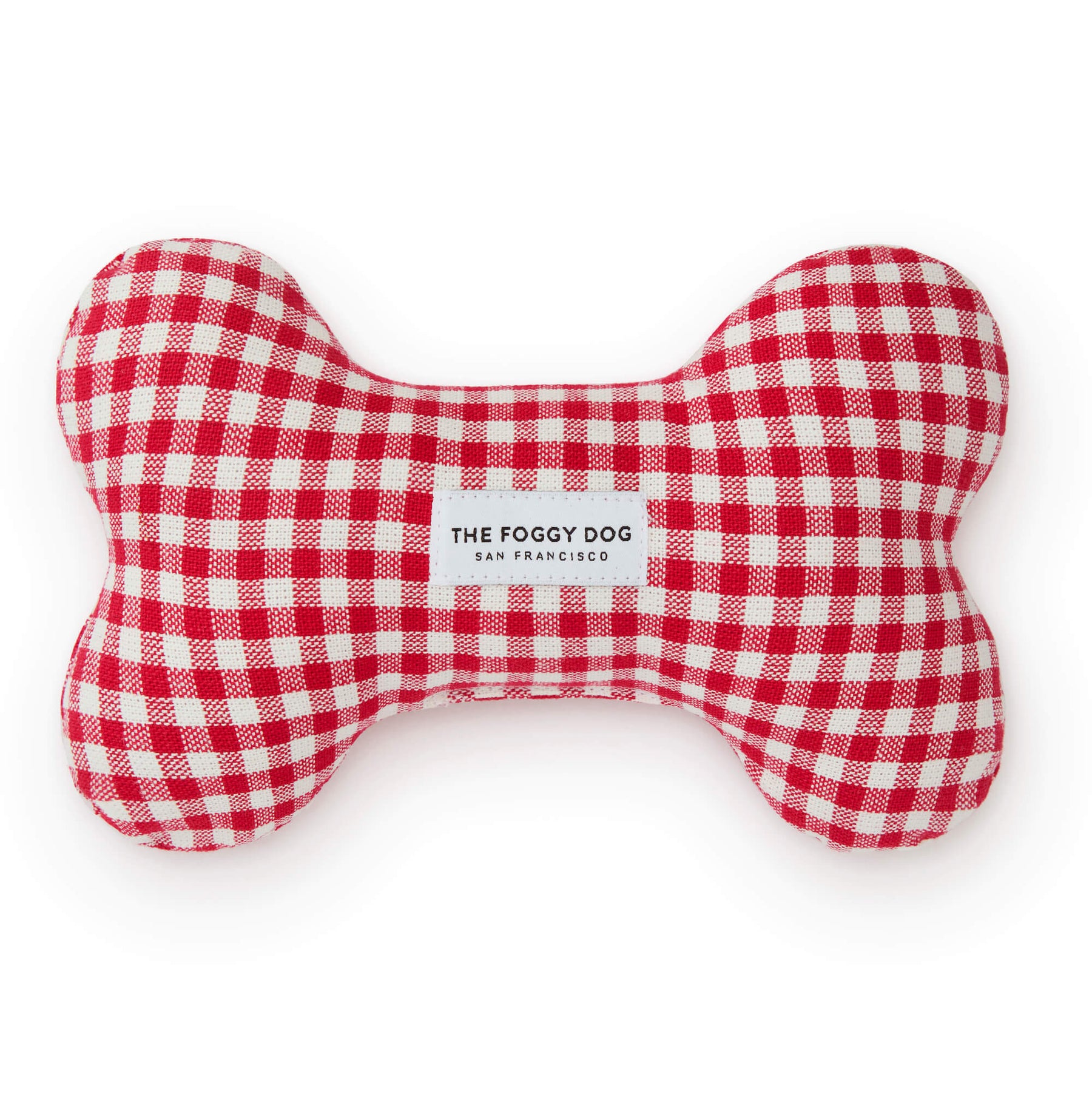 The Foggy Dog - Dog Toy Red Gingham