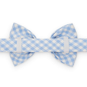Foggy Dog - Dog Bow Tie Sky Blue Gingham