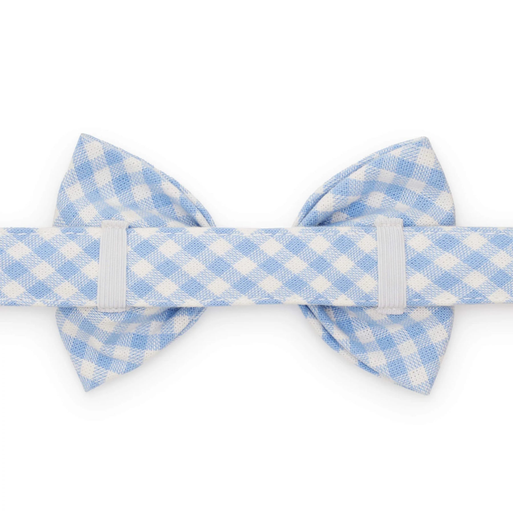 The Foggy Dog - Dog Bow Tie Sky Blue Gingham