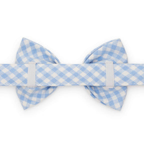 The Foggy Dog - Dog Bow Tie Sky Blue Gingham